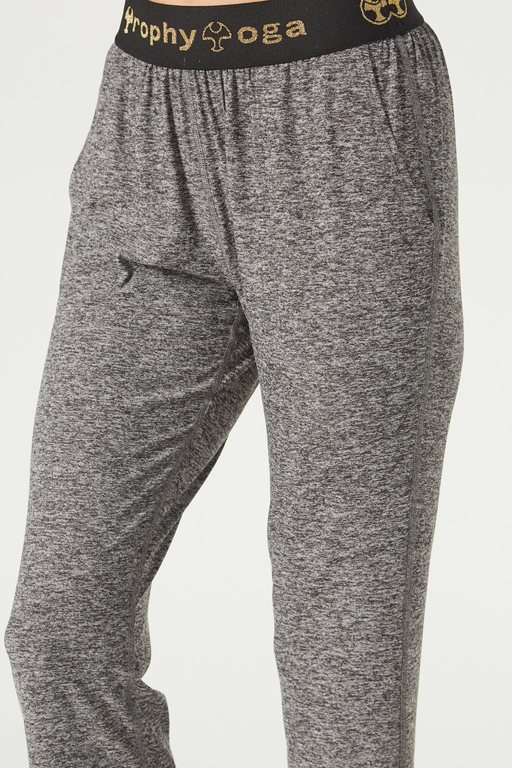 Light Heather Logo Relaxed Pants Made in USA