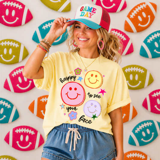 Happy to see your face smiley