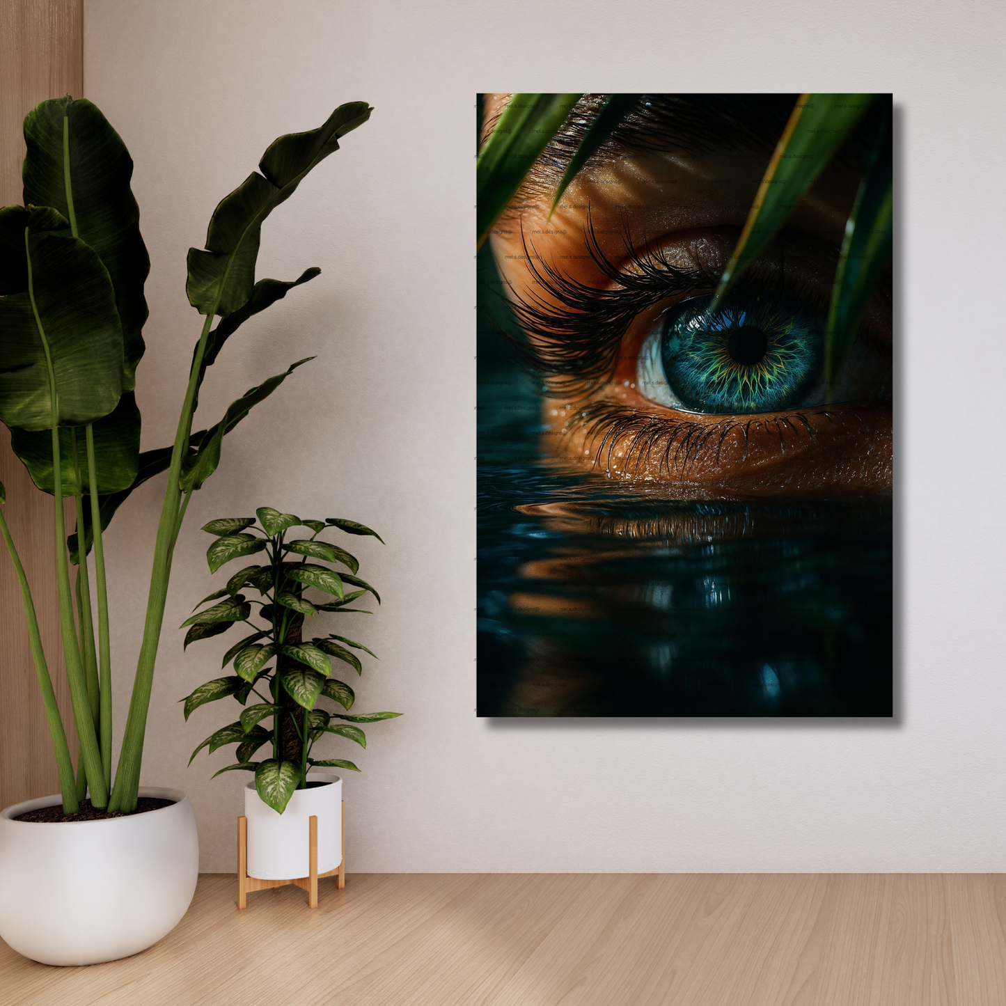BLUE EYES ACRYLIC WALL ART