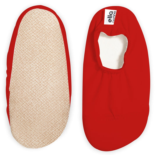 Non-Slip Sole, Unisex Baby, Children's Sea Shoes, Pool Booties, Burgundy