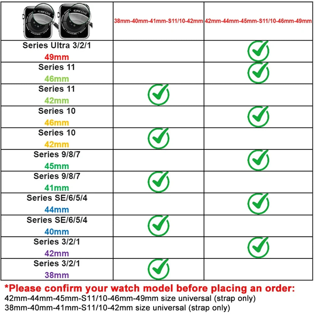 Scrunchie Watch Band for Apple Watch (All Series & Ultra)