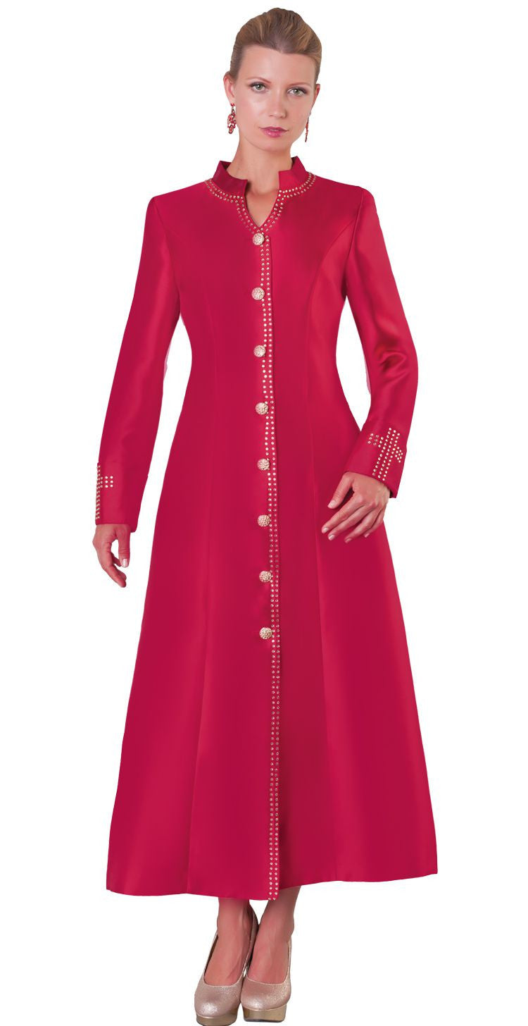 Tally Taylor Robe 4445C-Burgundy
