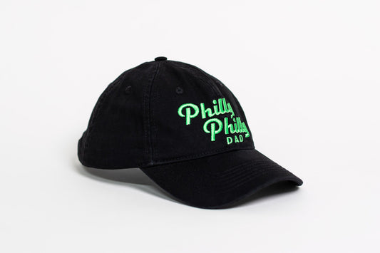 Philly Philly Dad Cotton Hat - Black
