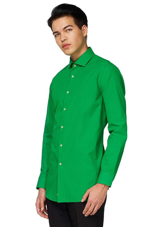 Opposuits Men's Shirt - Party and Casual Wear- Long Sleeved Button Down Dress Shirt - Slim Fit