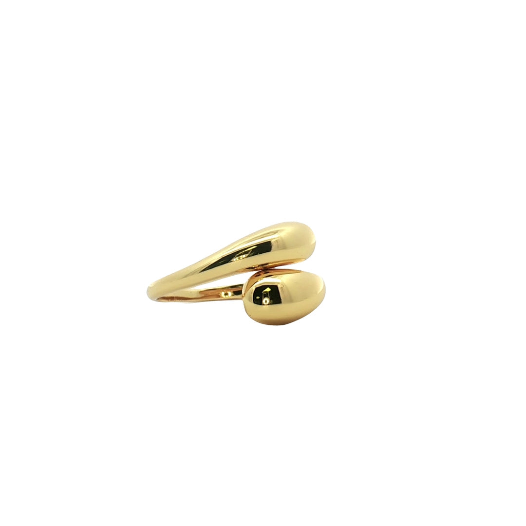 Millennium Ring in Gold – 18K Gold Plated Sterling Silver Statement Ring