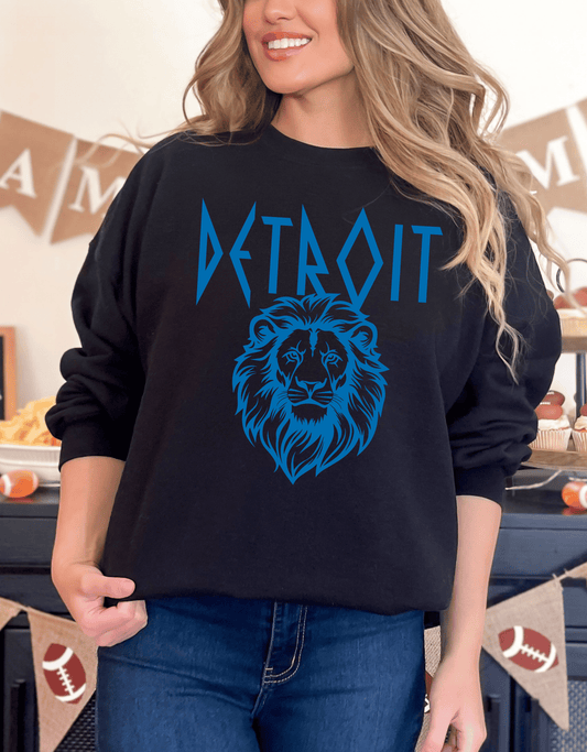 Detroit Rock Lions Crewneck Sweatshirt