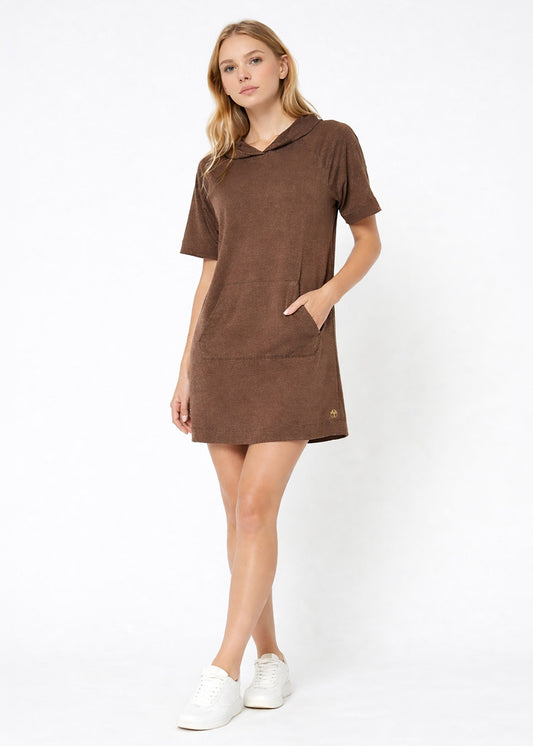 Modal Hoodie Dress Made in USA