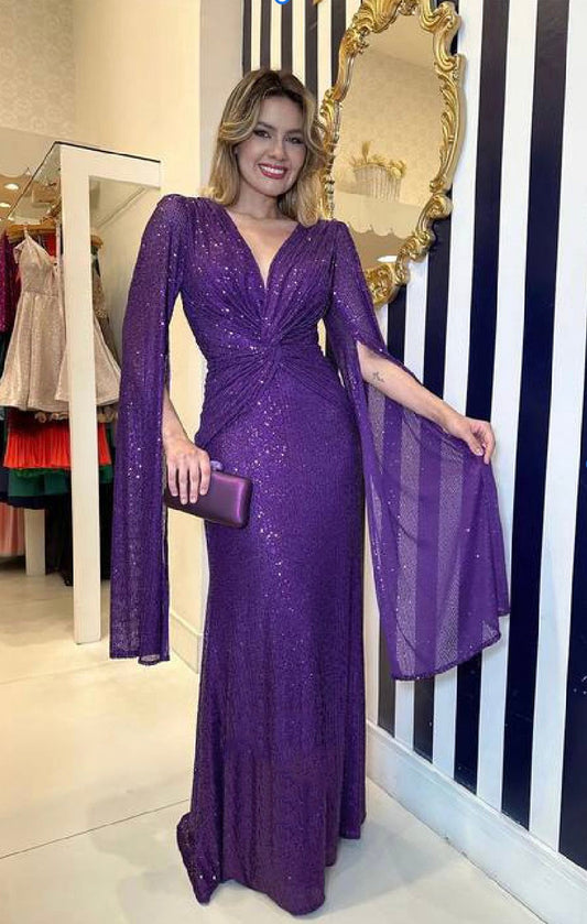 Women's Fashionable Sequins Casual Loose Dress