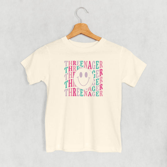 Threenager (Pink + Purple) (Kids)