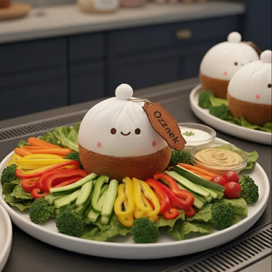 Kawaii Dumpling Plushie | 8" Xiǎo Lóng Bāo Soup Dumpling Plush Toy