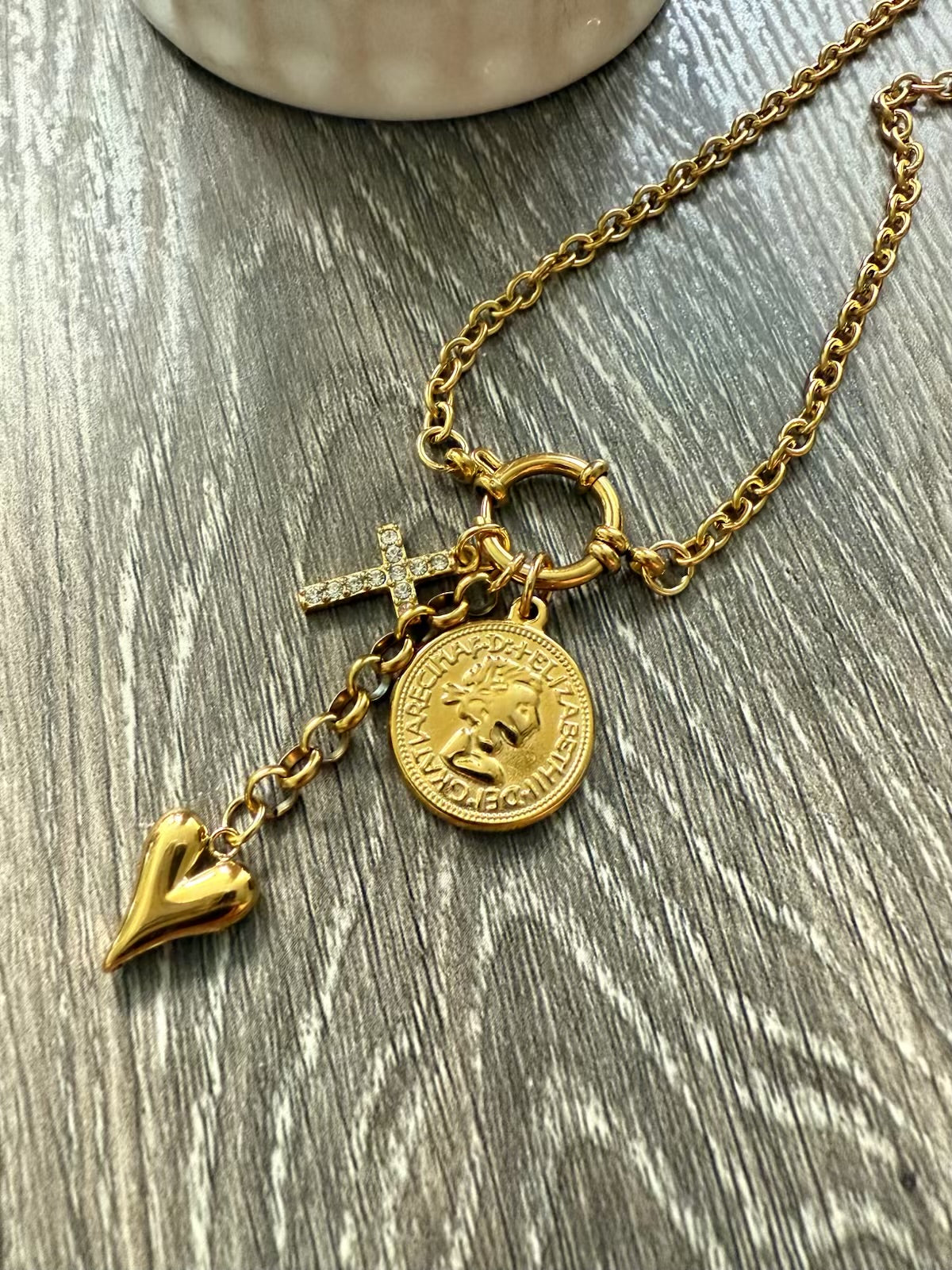 Faith & Fortune Charm Chain