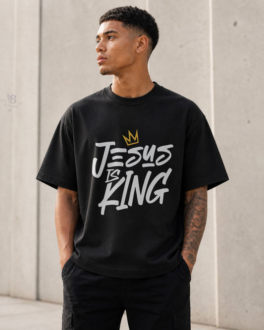 Men's Heavy Jesus is forever King