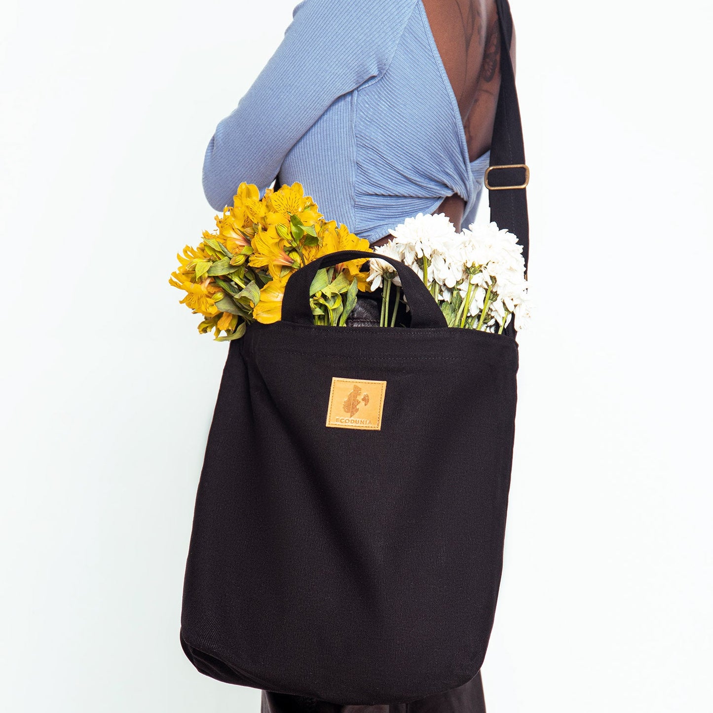 Canvas Carry-All Crossbody Bag | Amani
