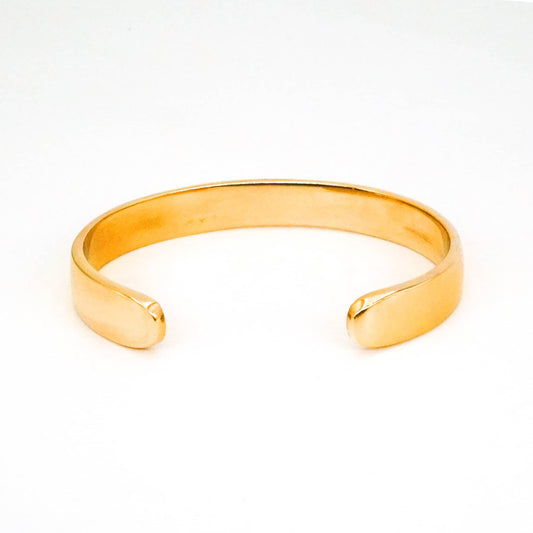 Wide Brass Cuff Bracelet | Kanga