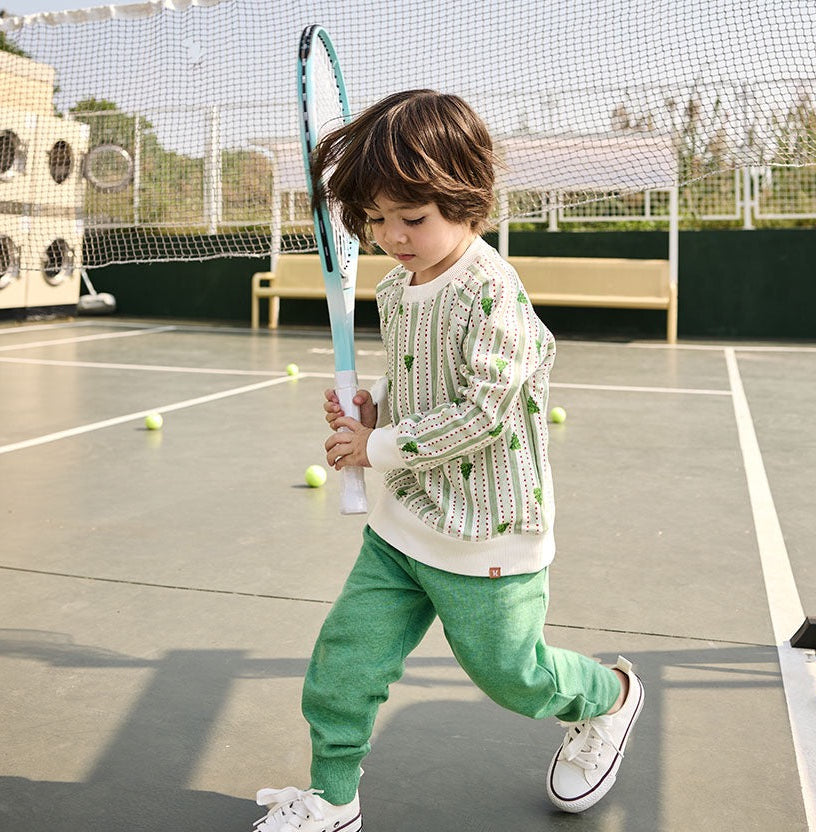 Organic Cotton Sweatpants in Green