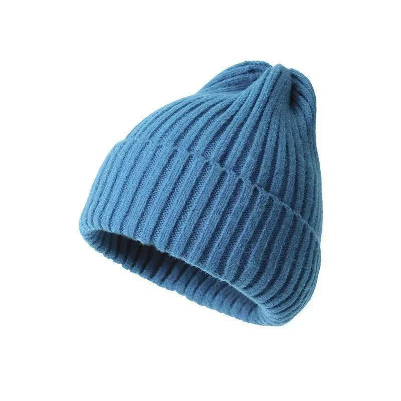 New Beanie Winter for Women Men Boys Girls Crochet Hat Solid Color Unisex Autumn Knitted Beanies Caps Wild Accessories
