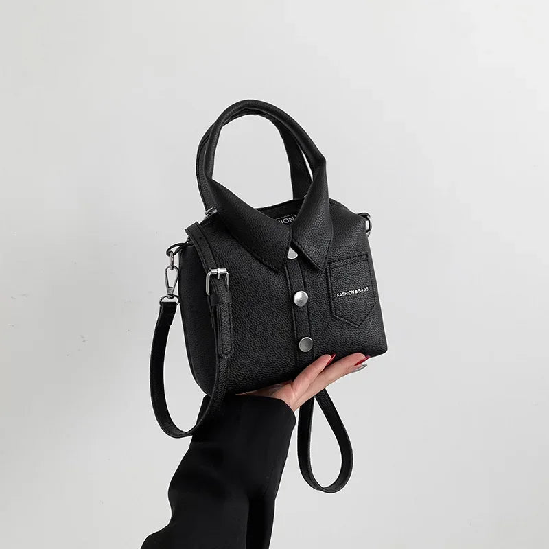 Square Compact Shoulder & Crossbody Bag | Unique Design High Quality Handbag for Women (Designer Style Bolso)