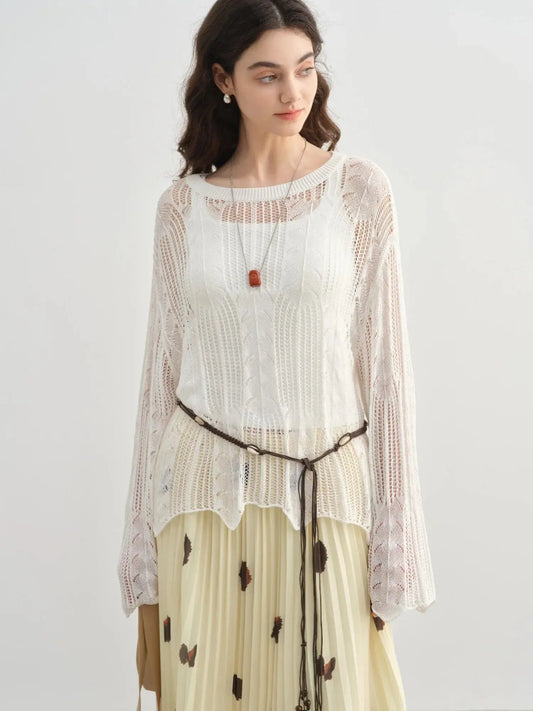 Vintage Inspired Women's Knit Top