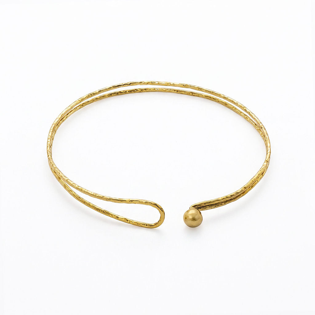 Sphere Ball Brass Choker Necklace for Women | Sola