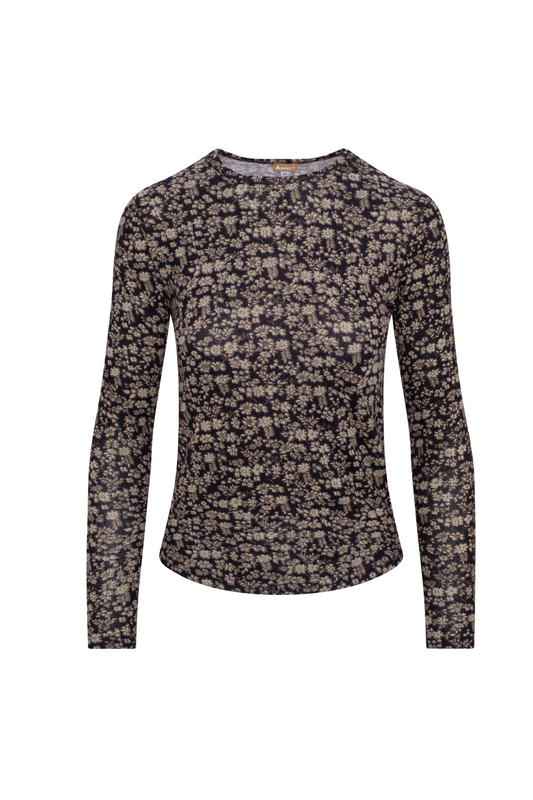 Crew Neck Floral Top