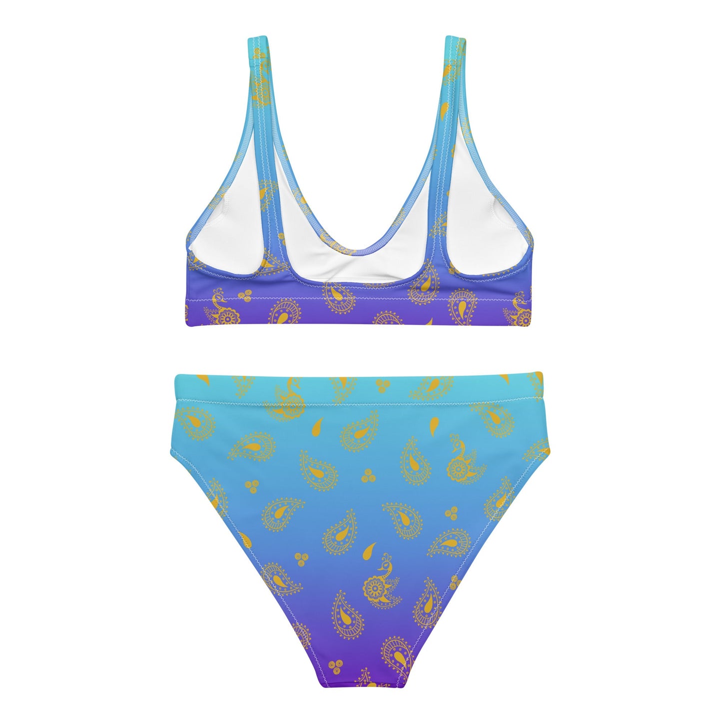 Peacock Henna Bikini - Elegance Meets Effortless Comfort