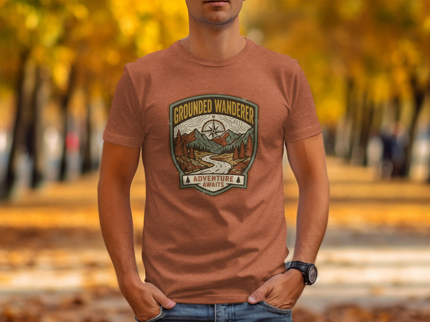 Heritage Grounded Wanderer Adventure Nomad Tee