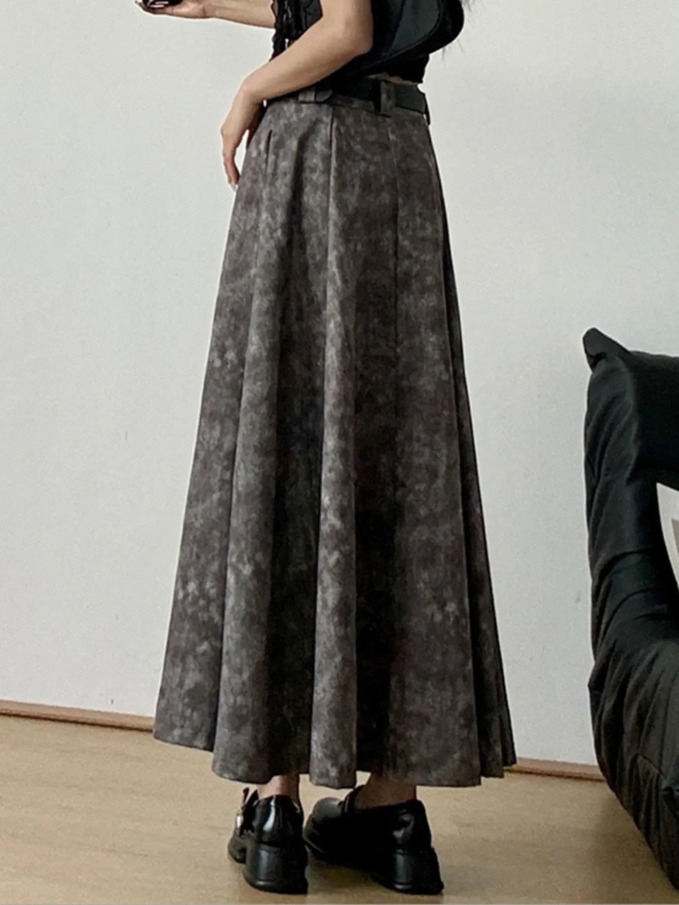 A-Line Maxi Skirt See size chart under “more details”