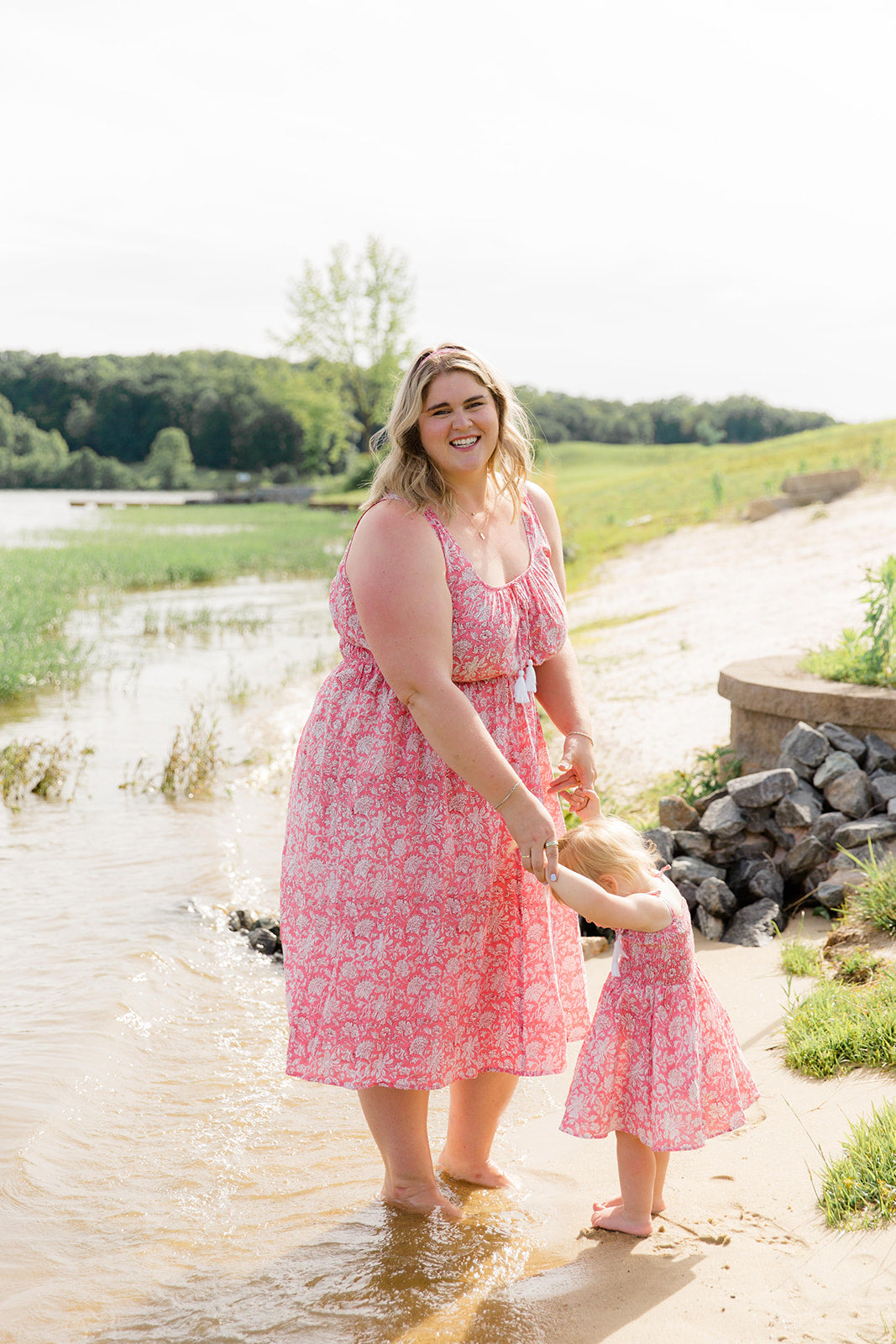 The Kiley Tank Dress in Watermelon Sorbet
