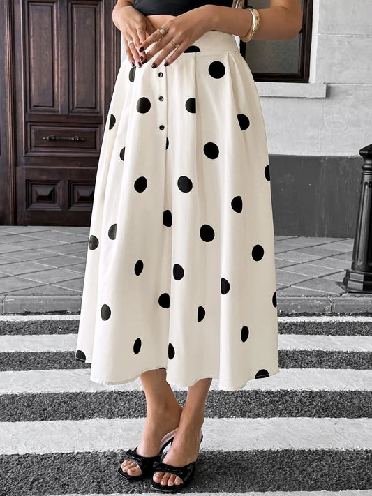 Polka Dot Skirt See size chart under “more details”