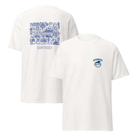 Kentucky Blue ink Back classic tee