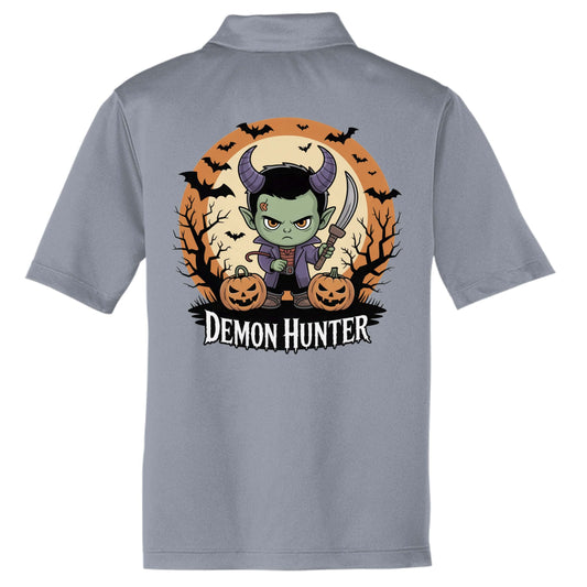 Demon Slayer Halloween Polo by Vellmara