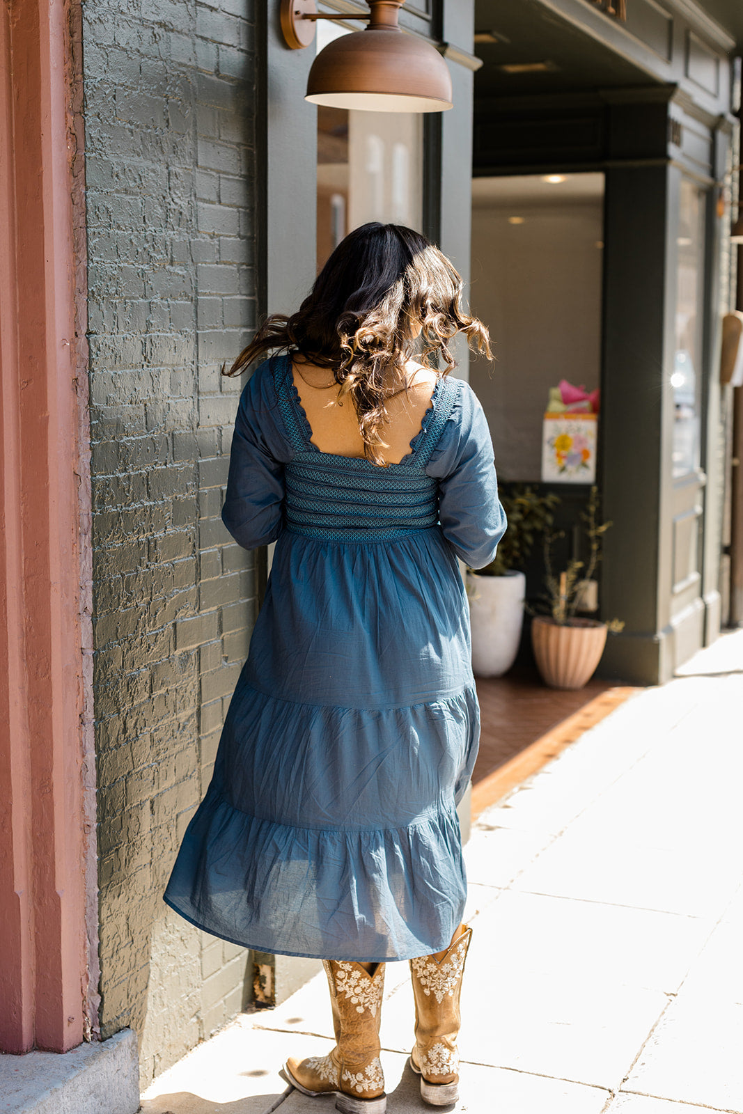 The Jenna Dress in Teal
