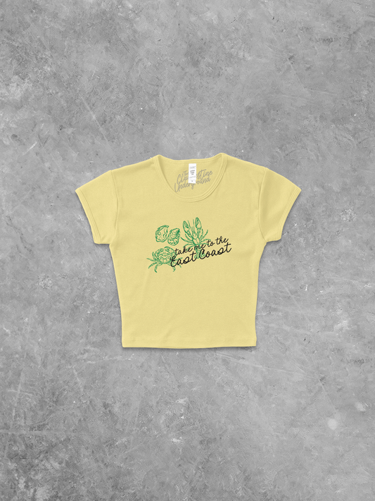 Underground Original Design: Take Me To The East Coast Micro-Ribbed Baby Tee