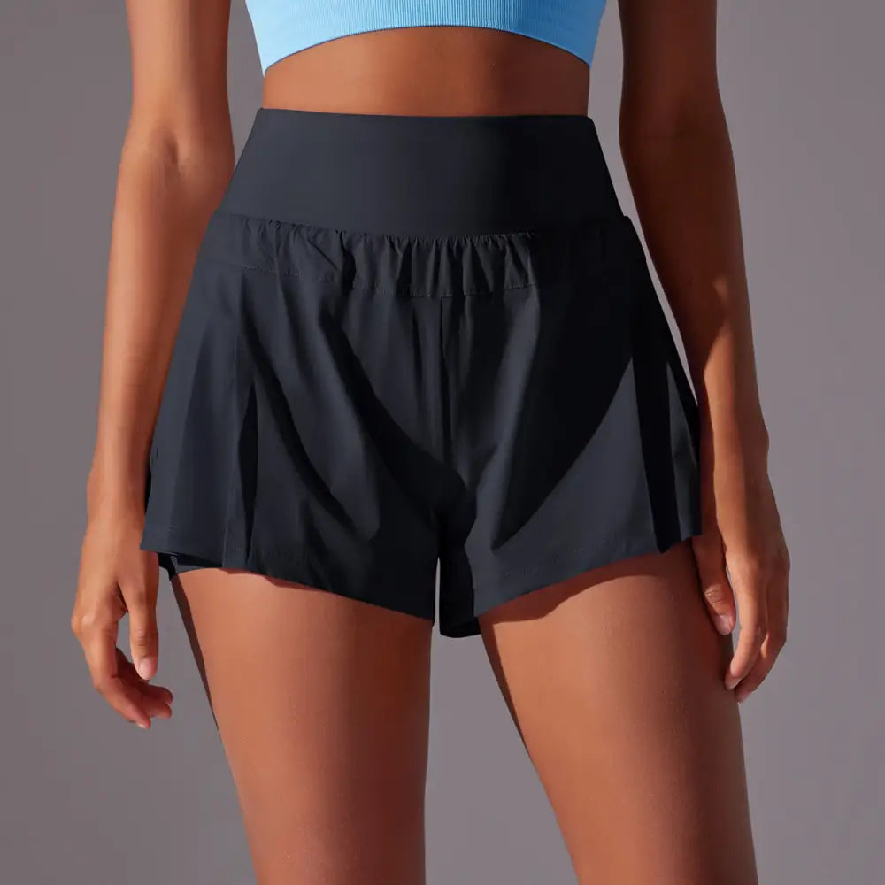 Tennis Waist Tight Slimming Leggings Running Fitness Sports Shorts