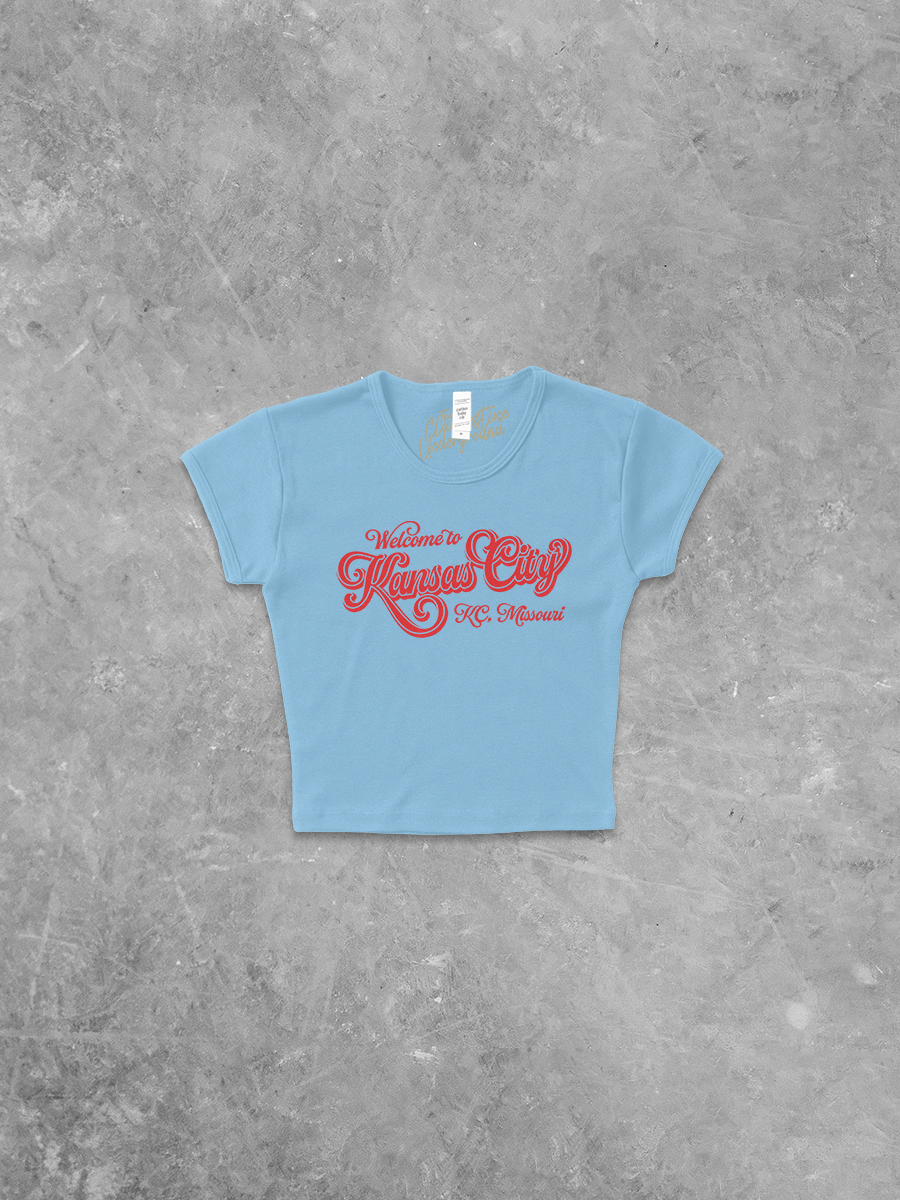 Underground Original Design: Welcome to Kansas City Micro-Ribbed Baby Tee