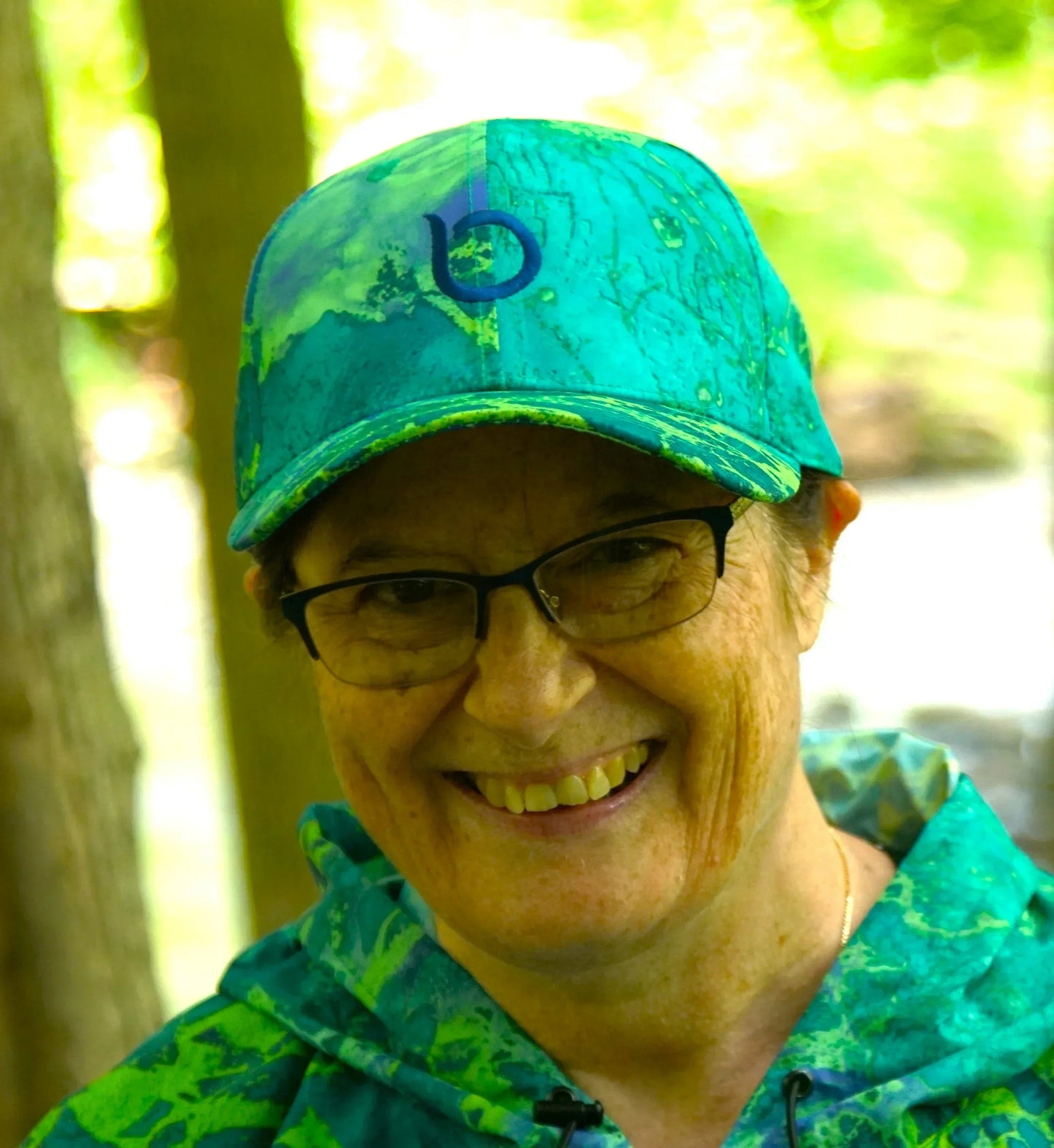 Brella® Blue Green Unisex Waterproof Hat | All-Weather Protection
