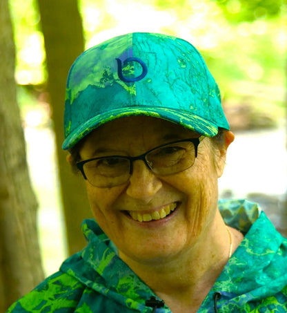 Brella® Blue Green Unisex Waterproof Hat | All-Weather Protection