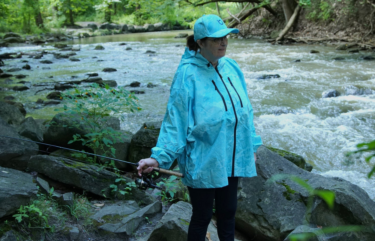 Brella Light Blue Rain Jacket