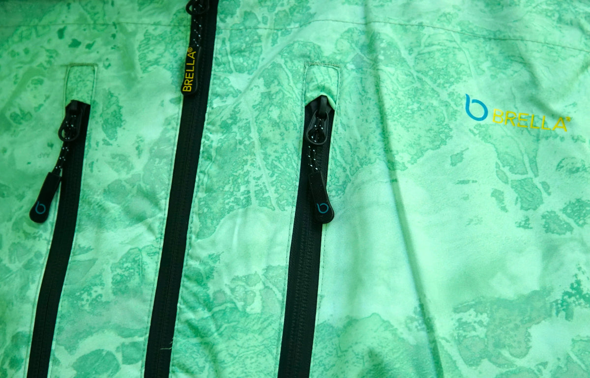 Brella Light Green Unisex Rain Jacket