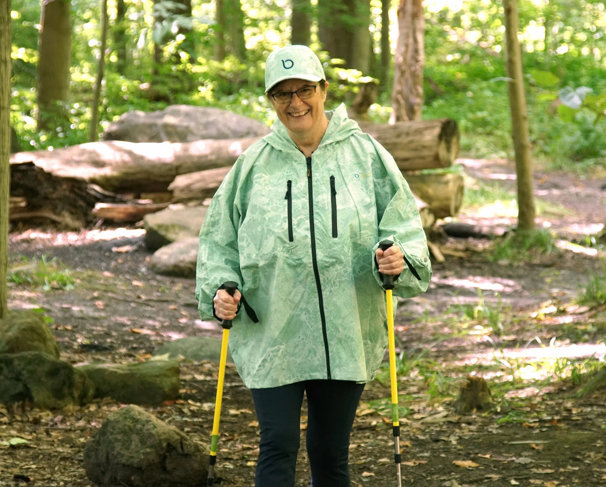 Brella Light Green Unisex Rain Jacket
