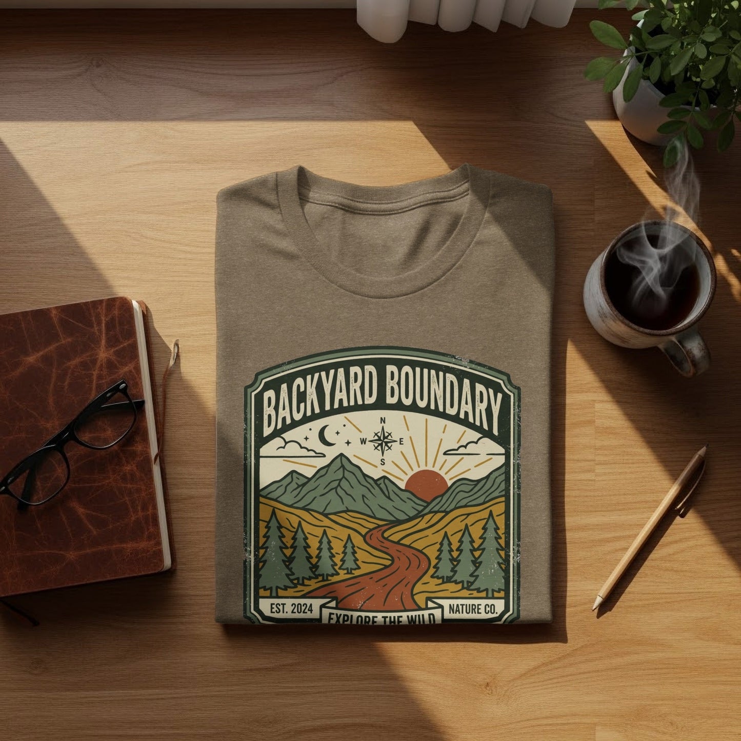 Rugged Backyard Boundary: Explore The Wild Wilderness Shirt