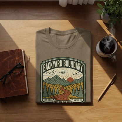 Rugged Backyard Boundary: Explore The Wild Wilderness Shirt