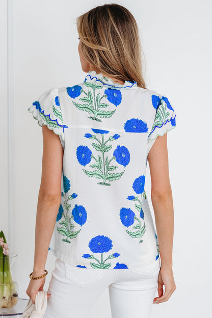 Raegan Detail Short Sleeve Blouse