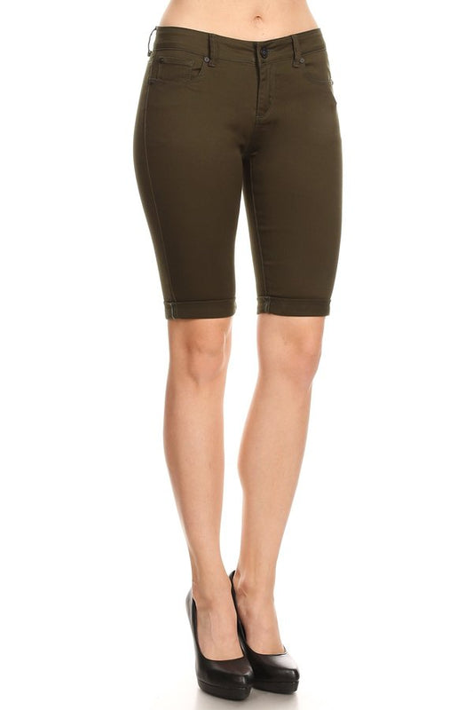 Bermuda Denim Shorts
