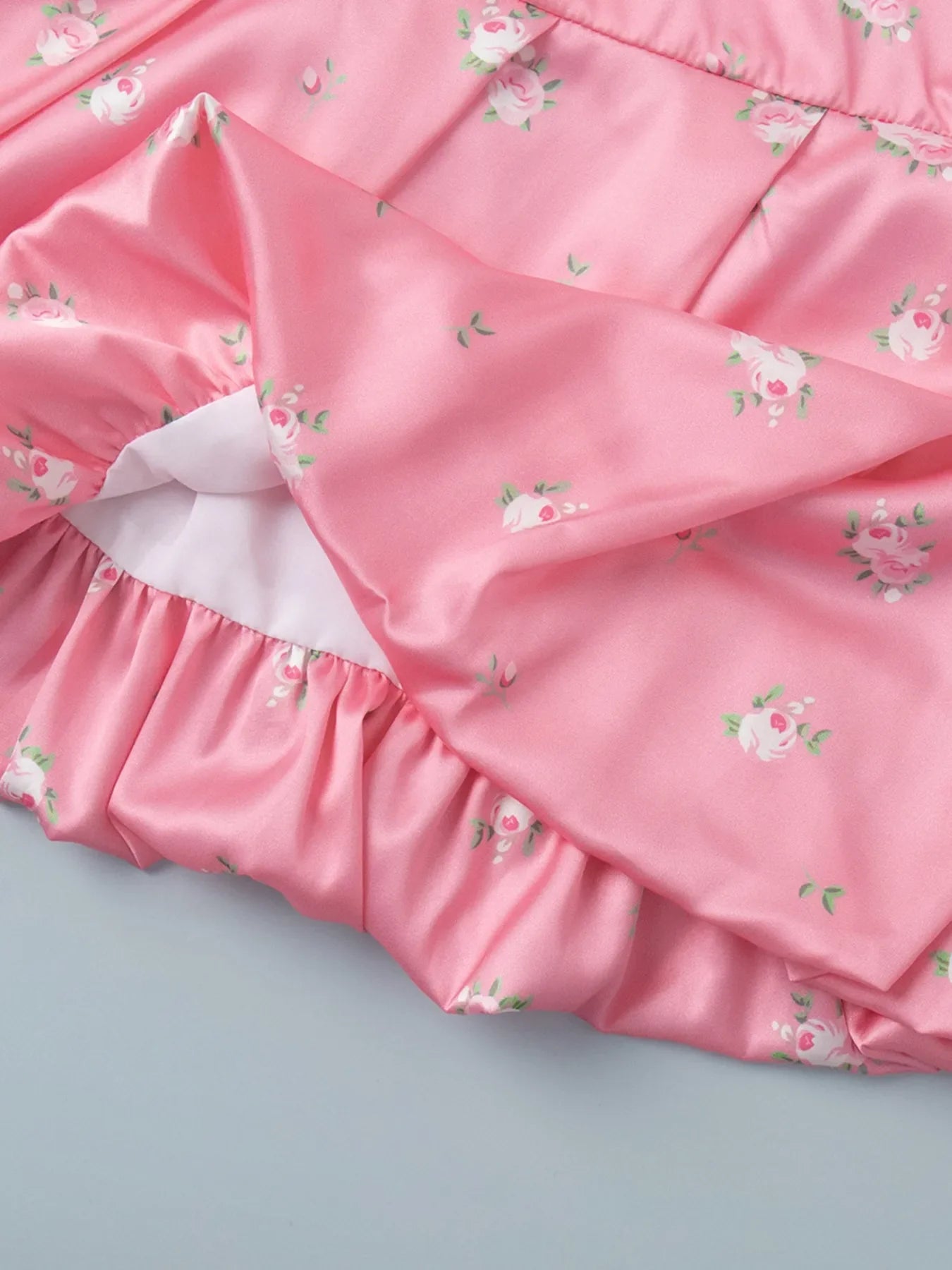 Floral Print Cami and Skirt Set See size chart under “more details”