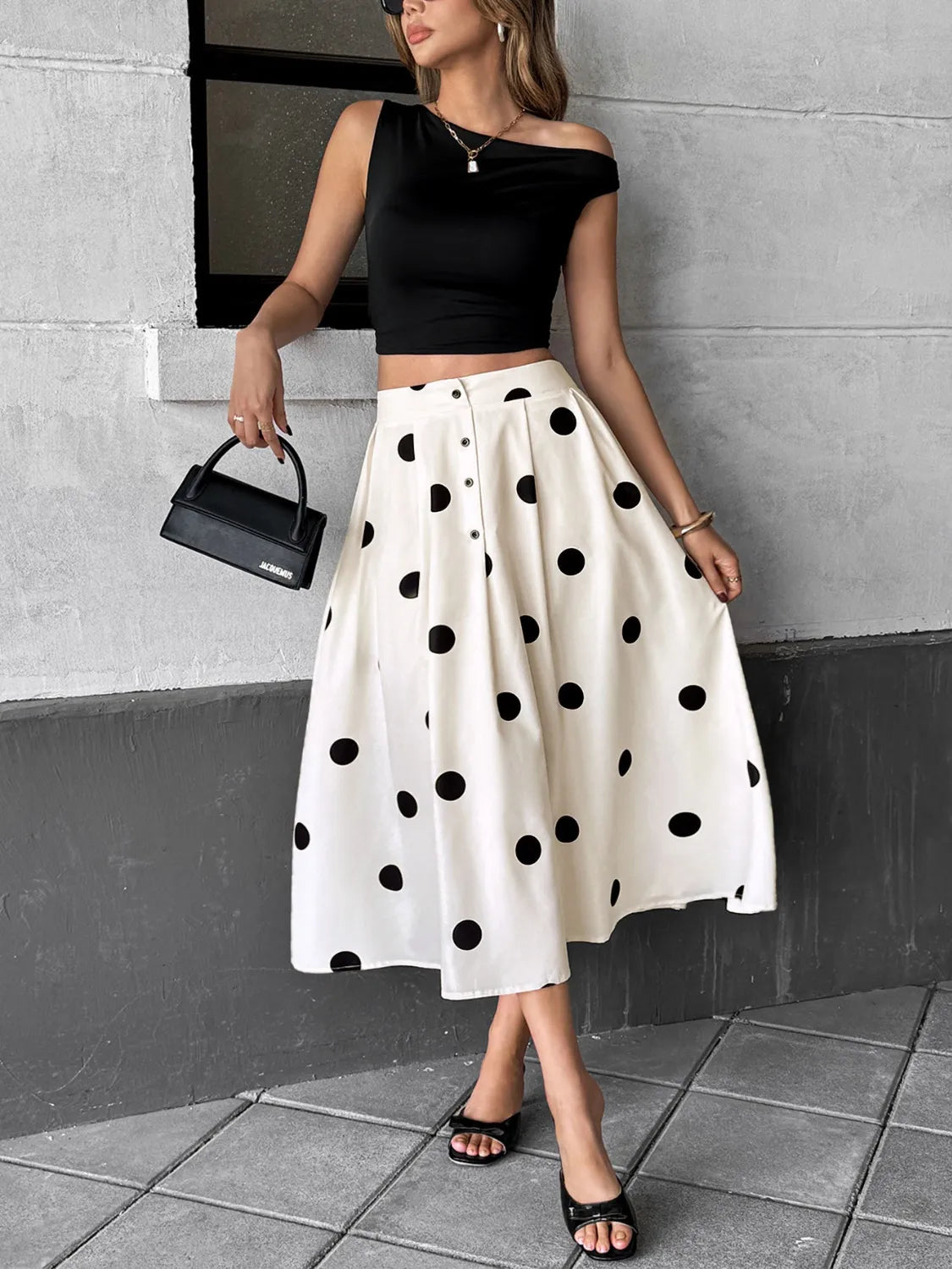 Polka Dot Skirt See size chart under “more details”