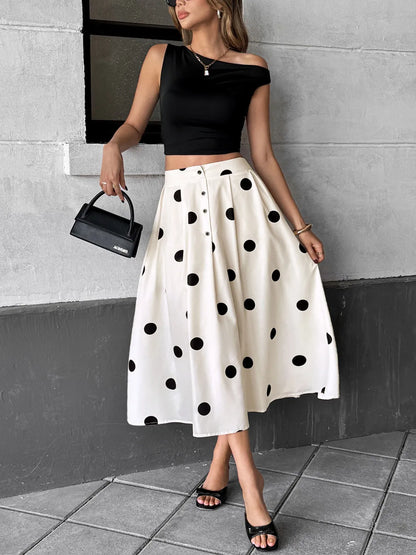Polka Dot Skirt See size chart under “more details”