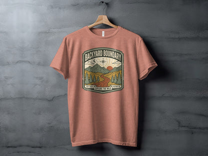 Rugged Backyard Boundary: Explore The Wild Wilderness Shirt