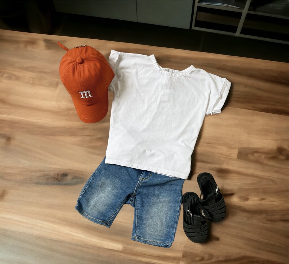 M&M Inspired Kids Baseball Hat – Toddler Sun Cap with Adjustable Strap (Ages 1–4)