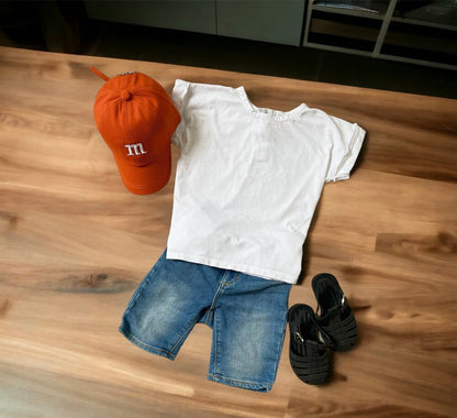 M&M Inspired Kids Baseball Hat – Toddler Sun Cap with Adjustable Strap (Ages 1–4)